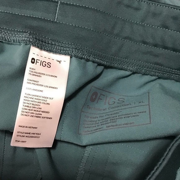 Figs High Waisted Yola Scrub Pants Size XLarge. - Picture 8 of 8